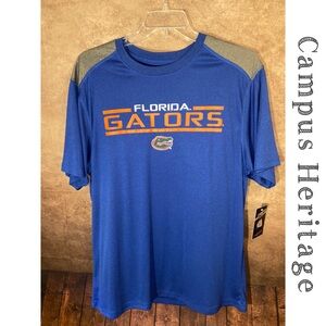 Florida Gator’s Campus heritage collection SS 100% polyester shirt-NWT